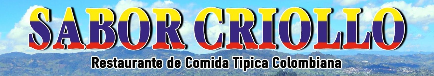 SaborCriollo menu 2022